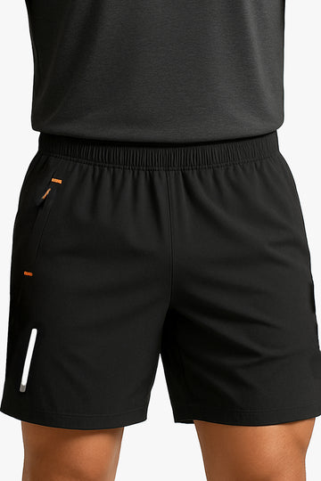 Micro Stretch Black Shorts