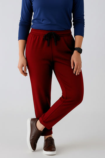 Women's - Lycra Trouser - Burgundy