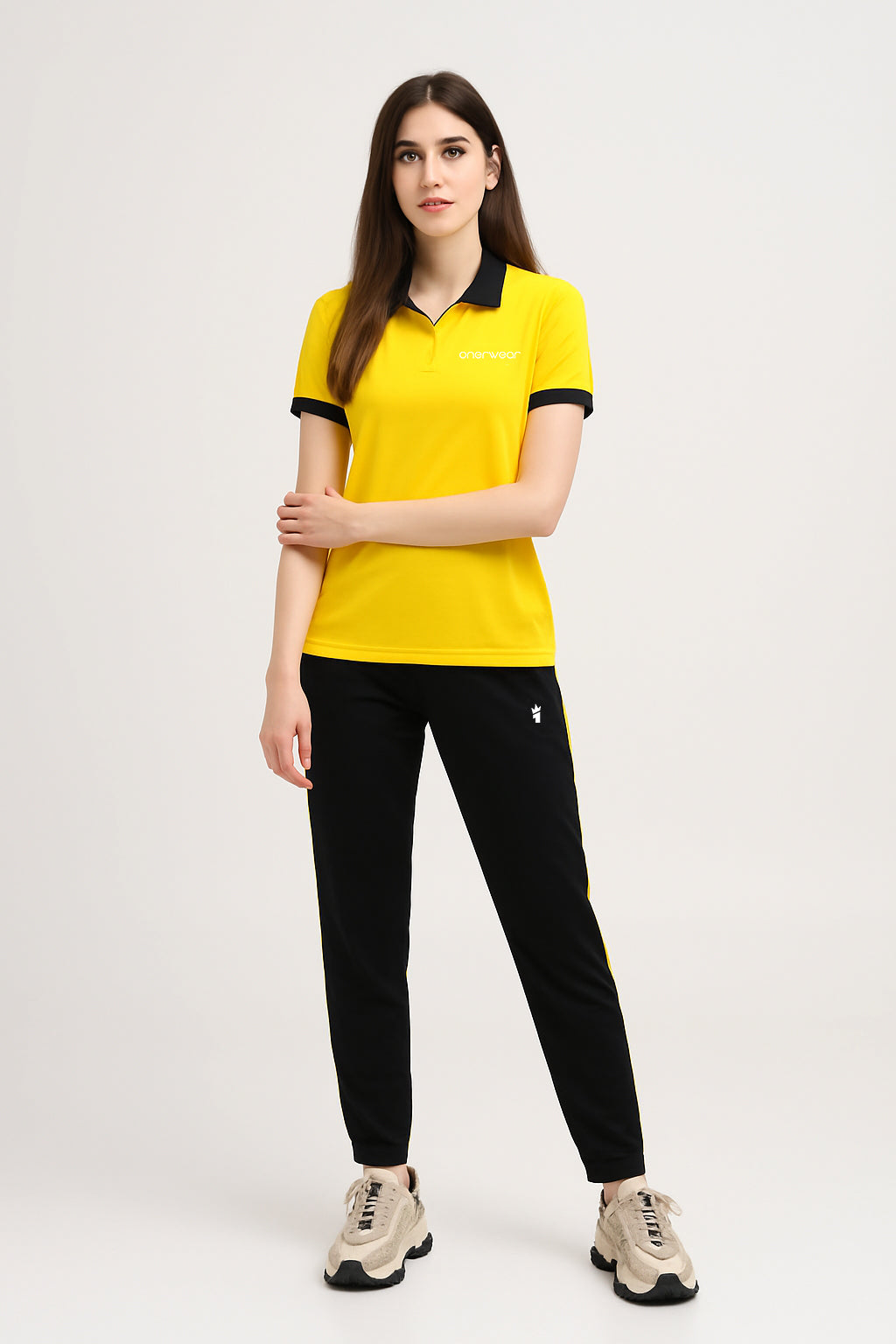 Womens Dri Fit Tracksuit Bumblebee1