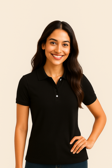 Black Basic Polo