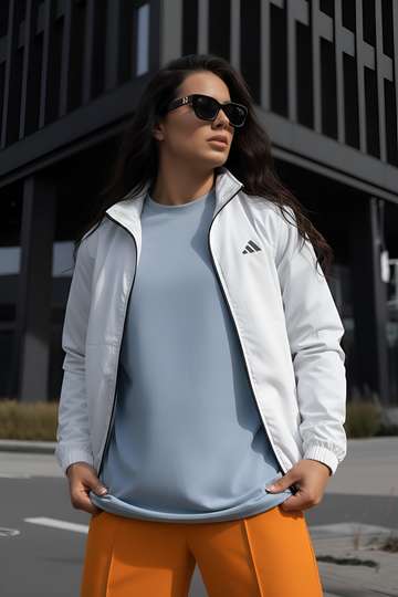 Womens - Adi Wind Breaker Jacket - White