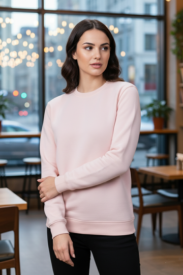 Women's - Baggy Drop Women Sweatshirt - Pink