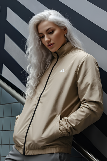 Womens - Adi Wind Breaker Jacket - Skin
