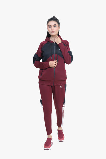 Maroon Velocity - Winter Tracksuit