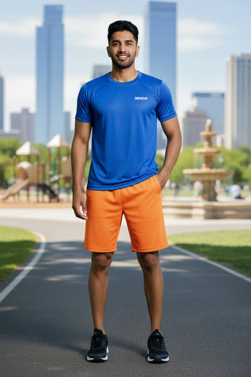 Mens - Dri Fit Set - Prime Royal Orange