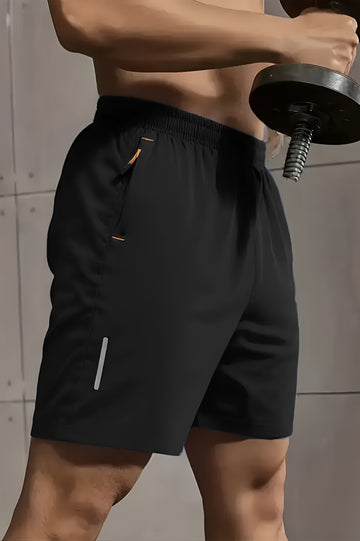Micro Stretch Black Shorts