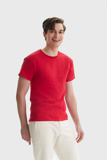 Red Cotton Tee