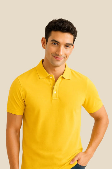 Yellow Basic Polo