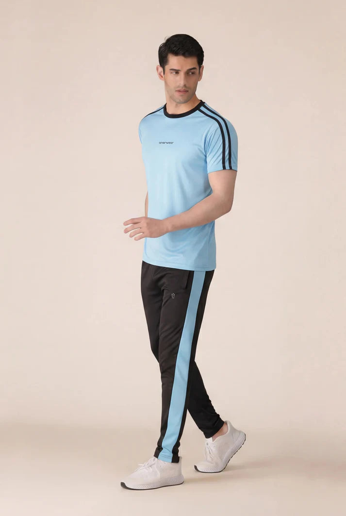 Men’s - Polyester Tracksuit - Bundle Offer - Sky Runner, Sign Navy & Almond