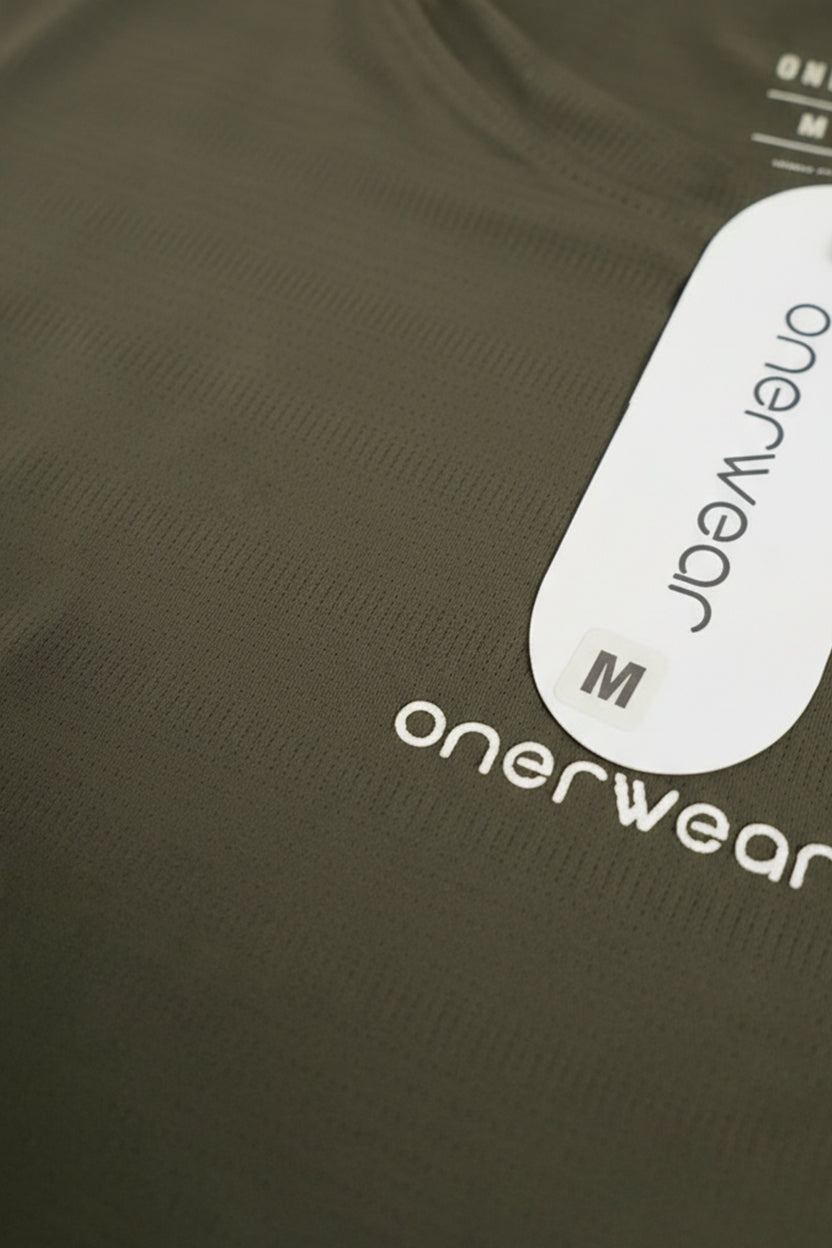 Mens - Imported Shirt - Stretchable Bee Mesh - Olive