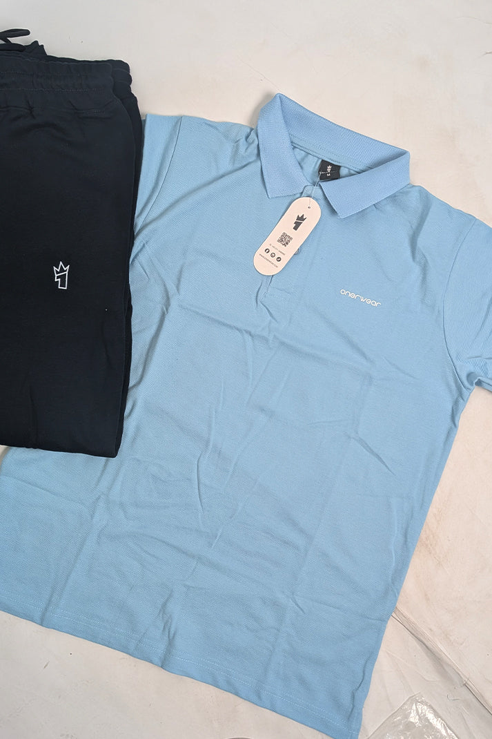 Womens - Cotton Tracksuit - Blue Space