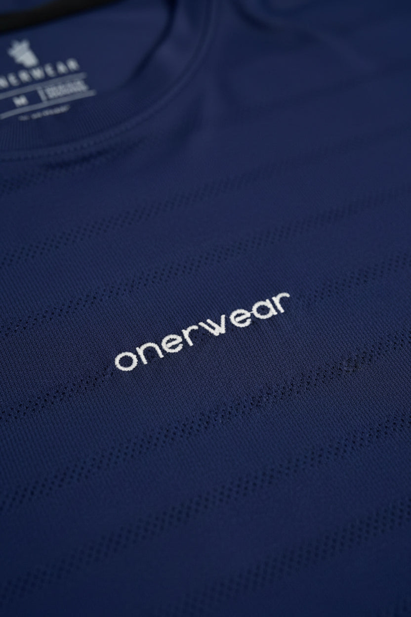 Mens - Imported Shirt - Stretchable Bee Mesh - Navy