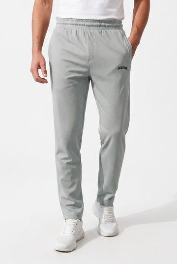 Mens - Imported Dot Mesh Trouser - Silver Gray