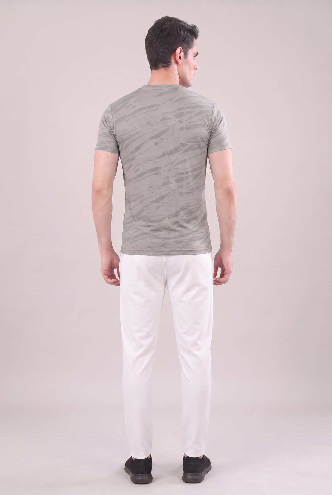 Mens - Imported Tracksuit - Camo Silver Elite White