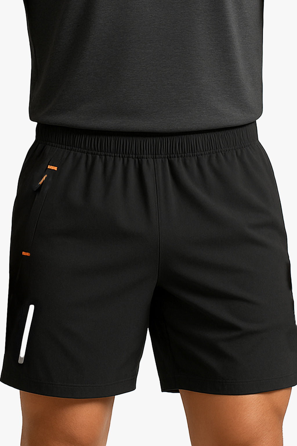 Micro Stretch Black Shorts