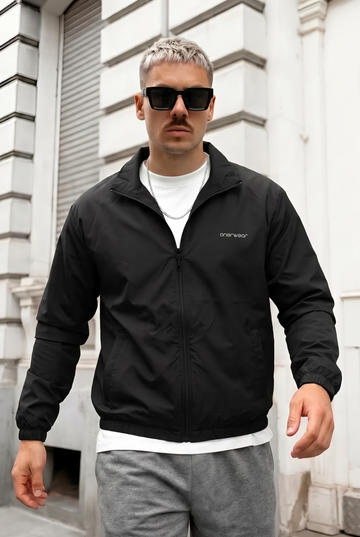 Mens - Wind Breaker Jacket - Black