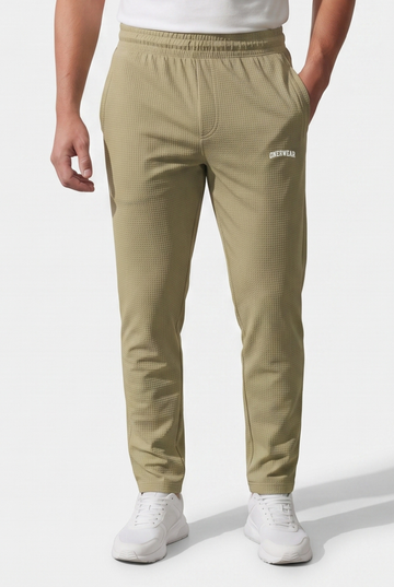 Mens - Imported Dot Mesh Trouser - Light Green