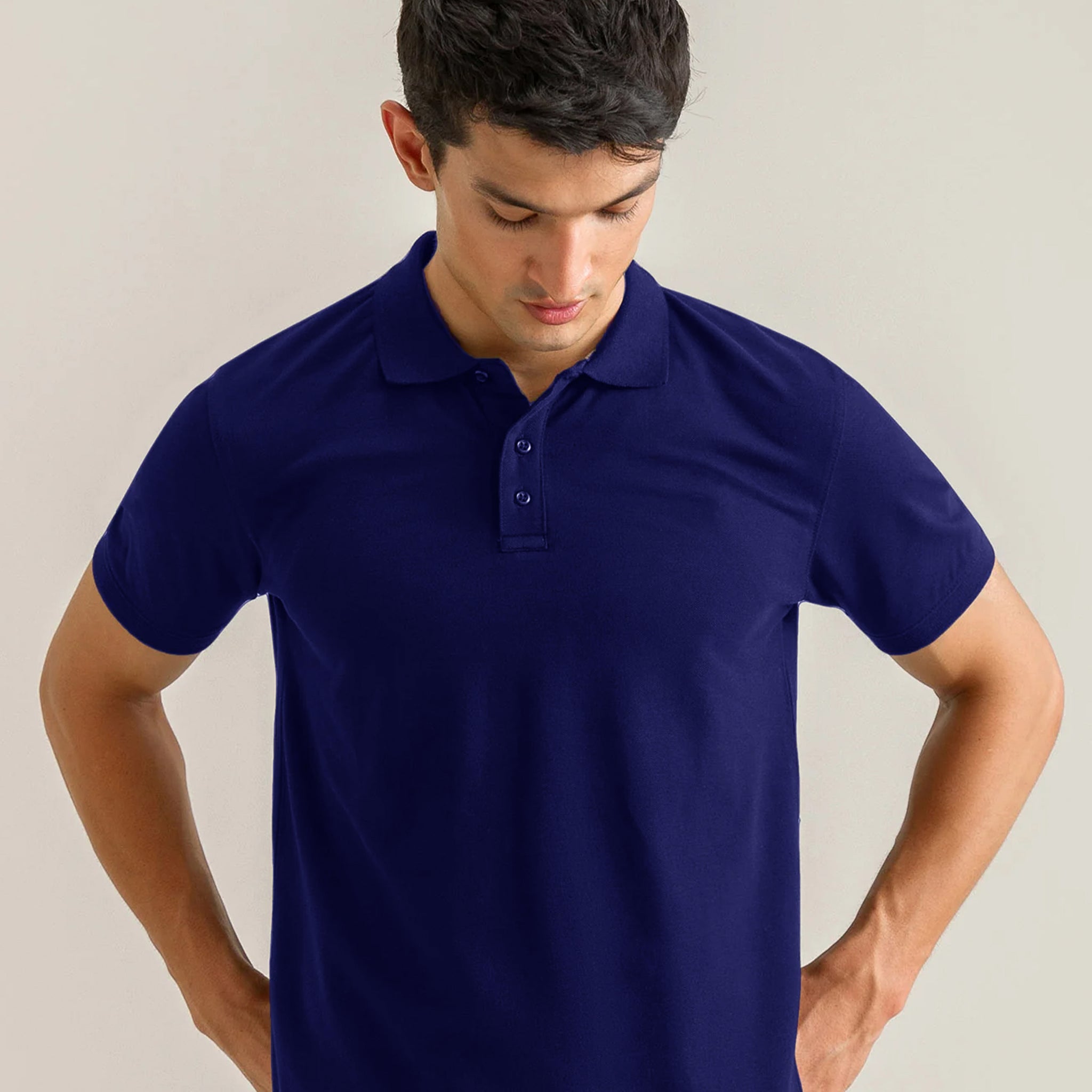 Navy Blue Basic Polo