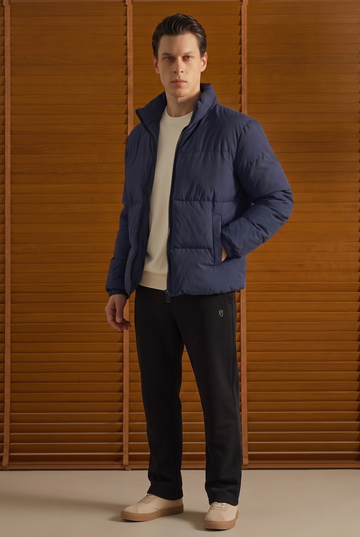 Mens -  Puffer Jacket Set - Navy Black
