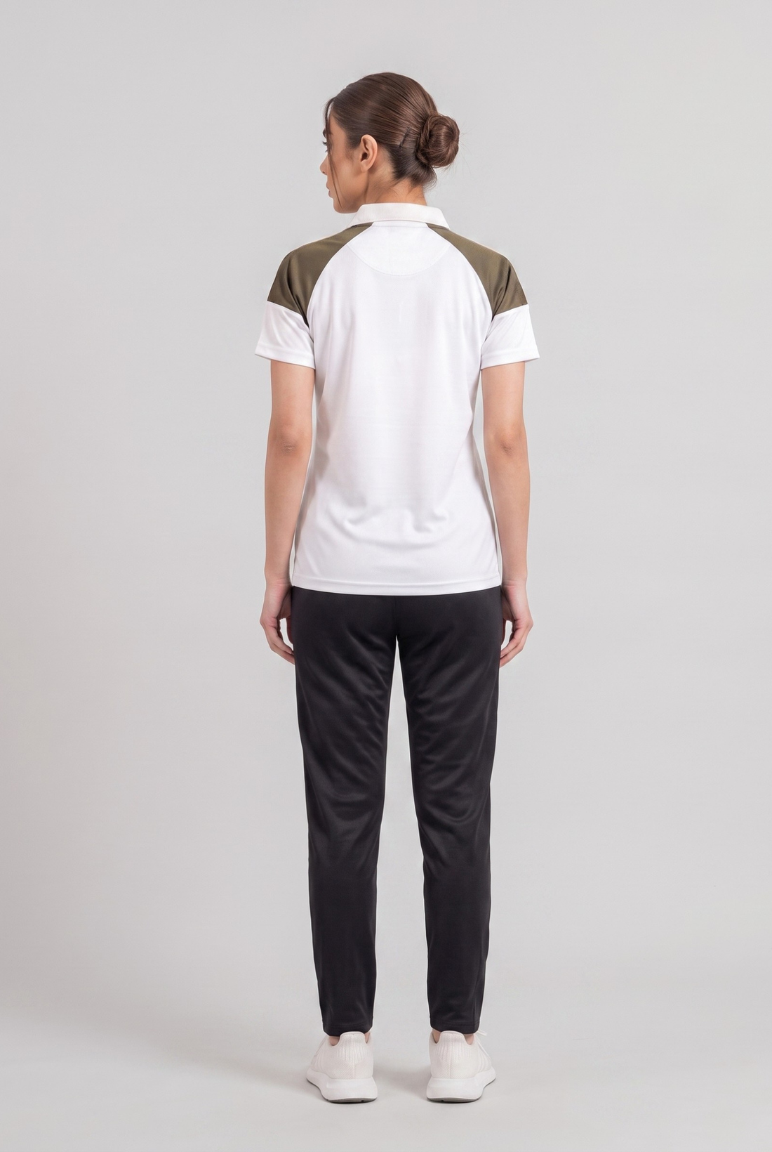 Womens - Polyester Tracksuit - Olive Luxe Tracksuit