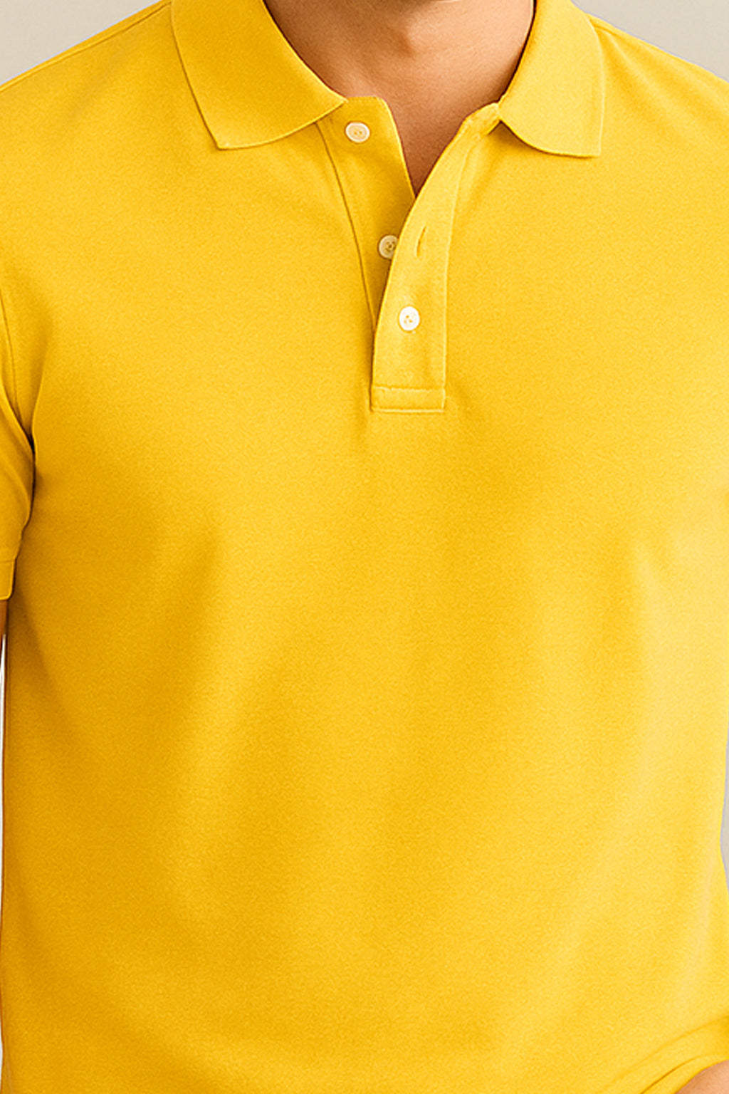 Yellow Basic Polo