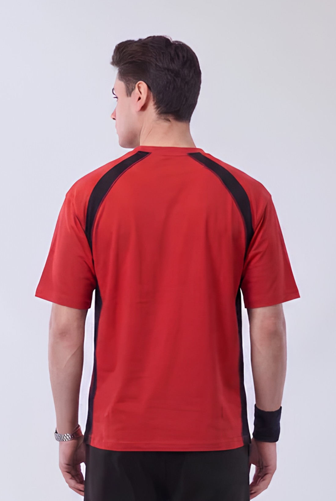 Mens - Cotton Shirt - Onerwear Signature Drop Shoulder - Red