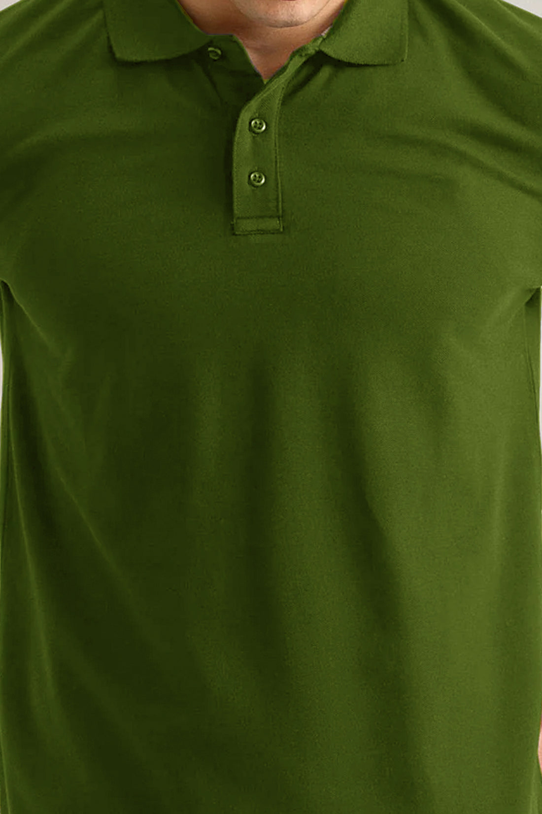 Army Green Basic Polo