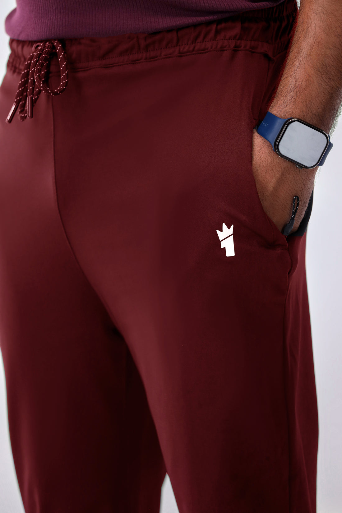 Men's - Lycra Trouser - Burgundy