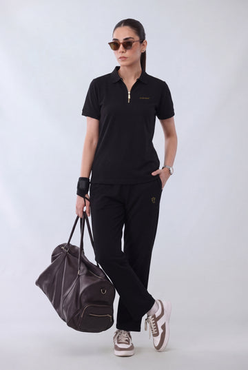 Womens - Cotton Tracksuit - Elite Pro Gold Edition