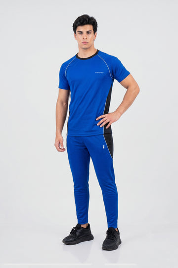 Mens - Polyester Tracksuit - Whale Blue