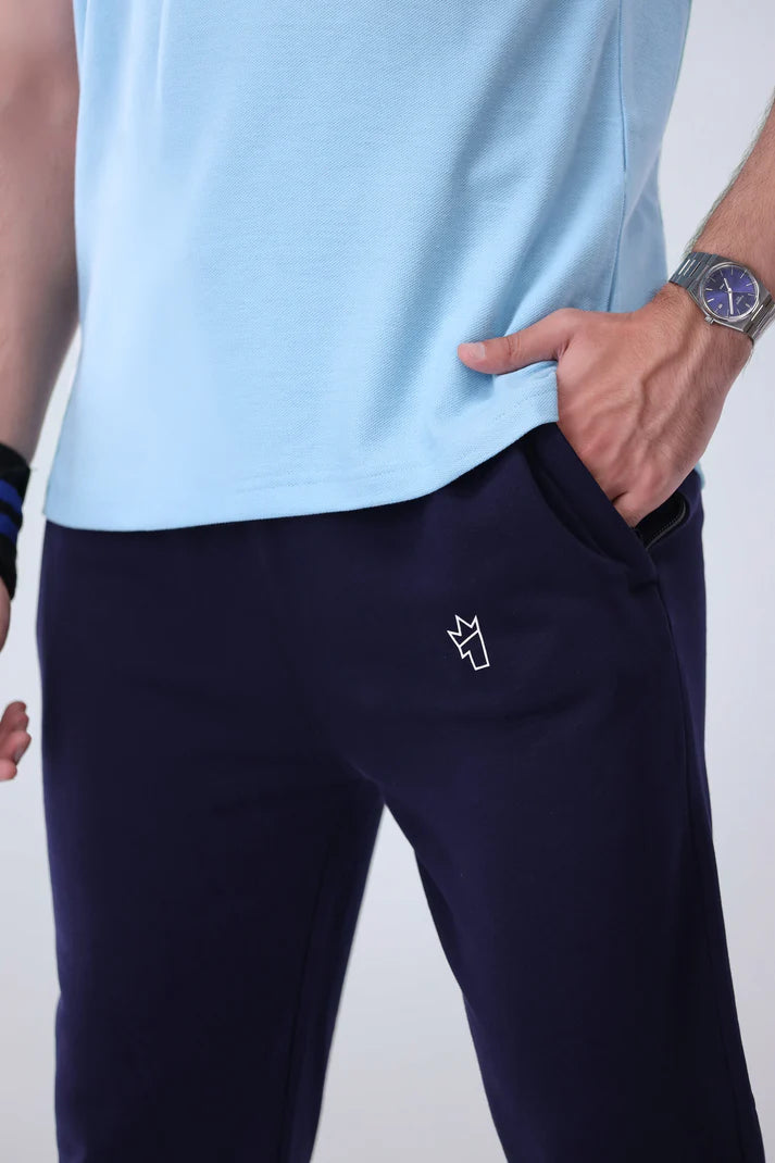 Men's - Cotton Trouser - Blue Space