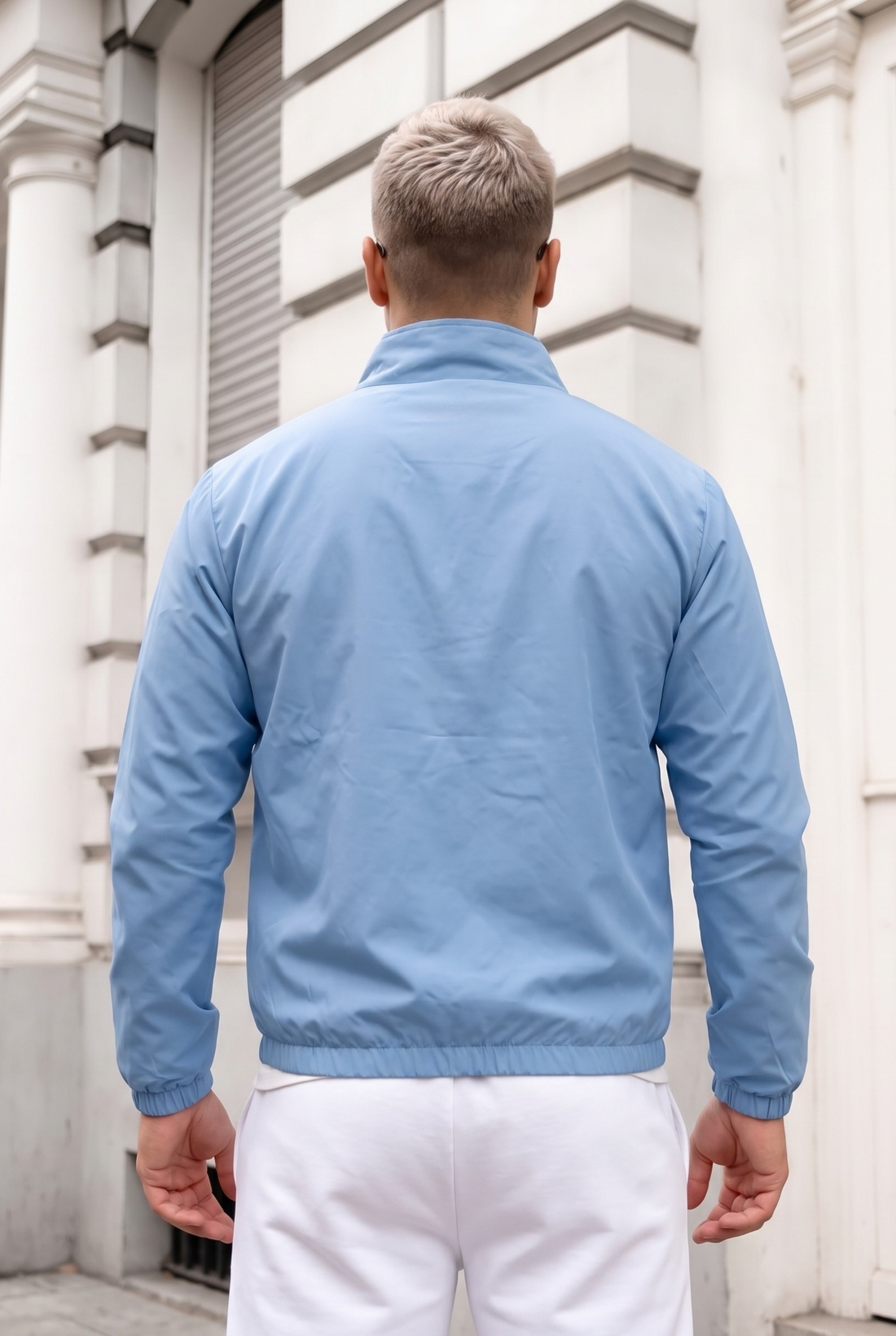 Mens - Wind Breaker Jacket - Sky Blue