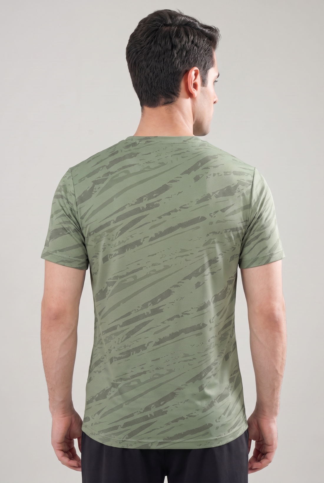 Mens - Imported Shirt - Camo Waves Green