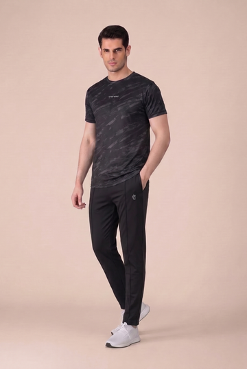 Mens - Imported Tracksuit - Camo Black Elite Black
