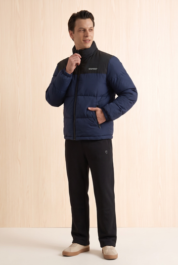 Mens -  Puffer Jacket Set - Navy Black Set