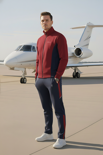 Mens - Winter Tracksuit - Red Jet