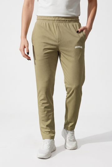 Womens - Imported Dot Mesh Trouser - Light Green
