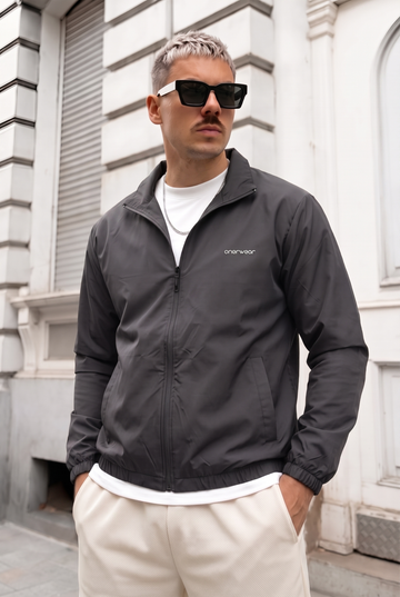 Mens - Wind Breaker Jacket - Gray