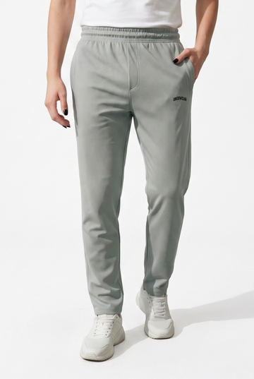 Womens - Imported Dot Mesh Trouser - Silver Gray