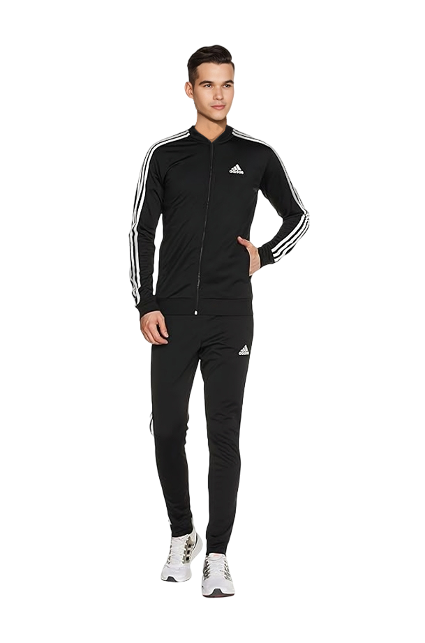 Adi Black with White Strips - Winter Tracksuit - Onerwear