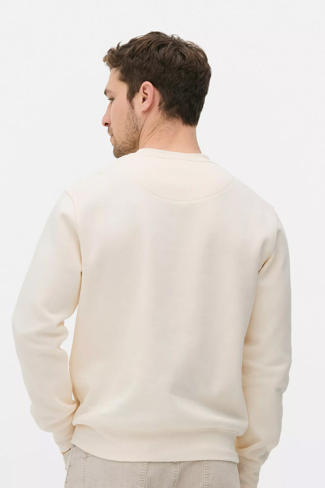 Men's - Baggy Drop Sweatshirt - Off White