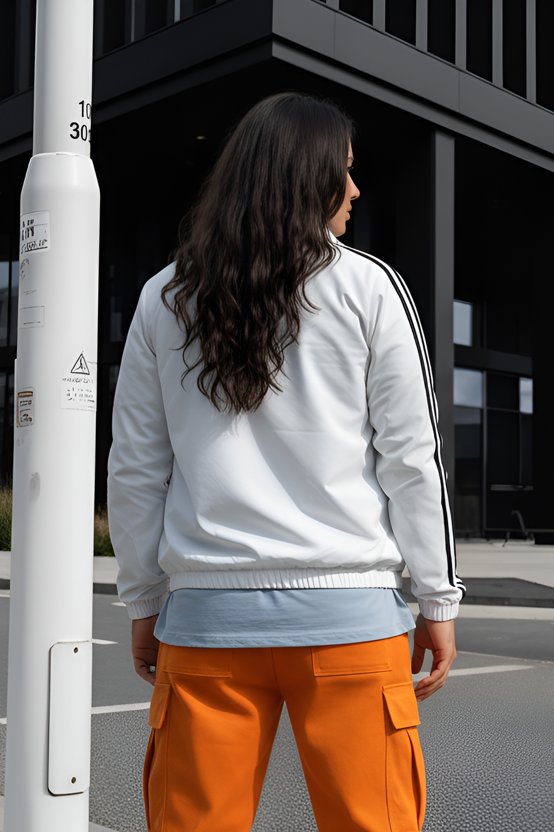 Womens - Adi Wind Breaker Jacket - White