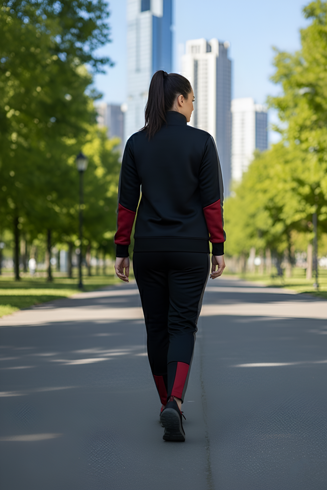 Womens - Winter Tracksuit - Black Boost