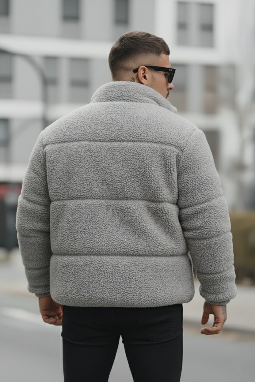 Men's - Sherpa Puffer - Light Gray