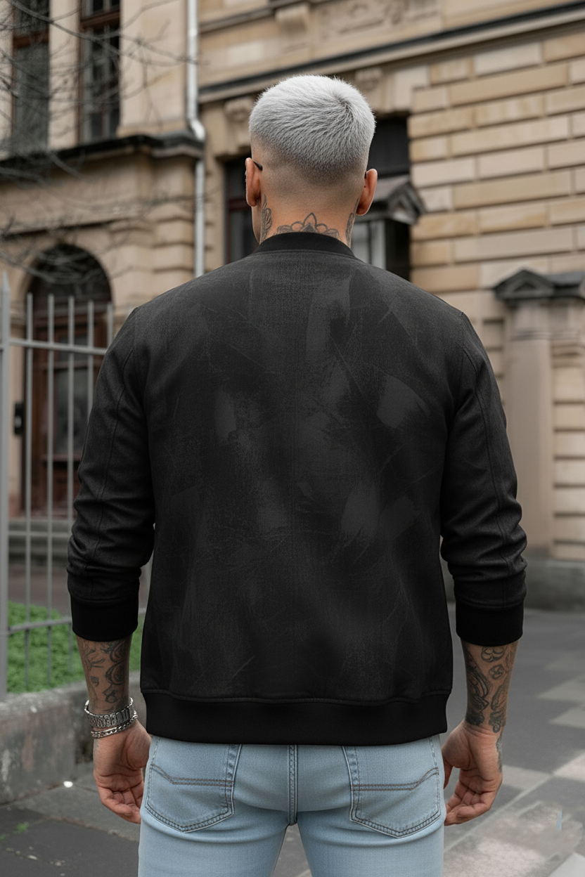 Mens - Soft Feel Jacket - Black