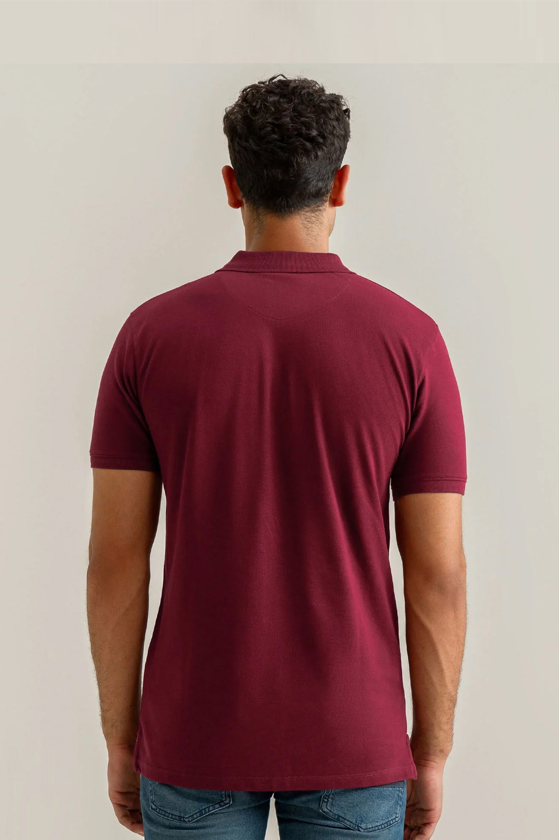 Maroon Basic Polo