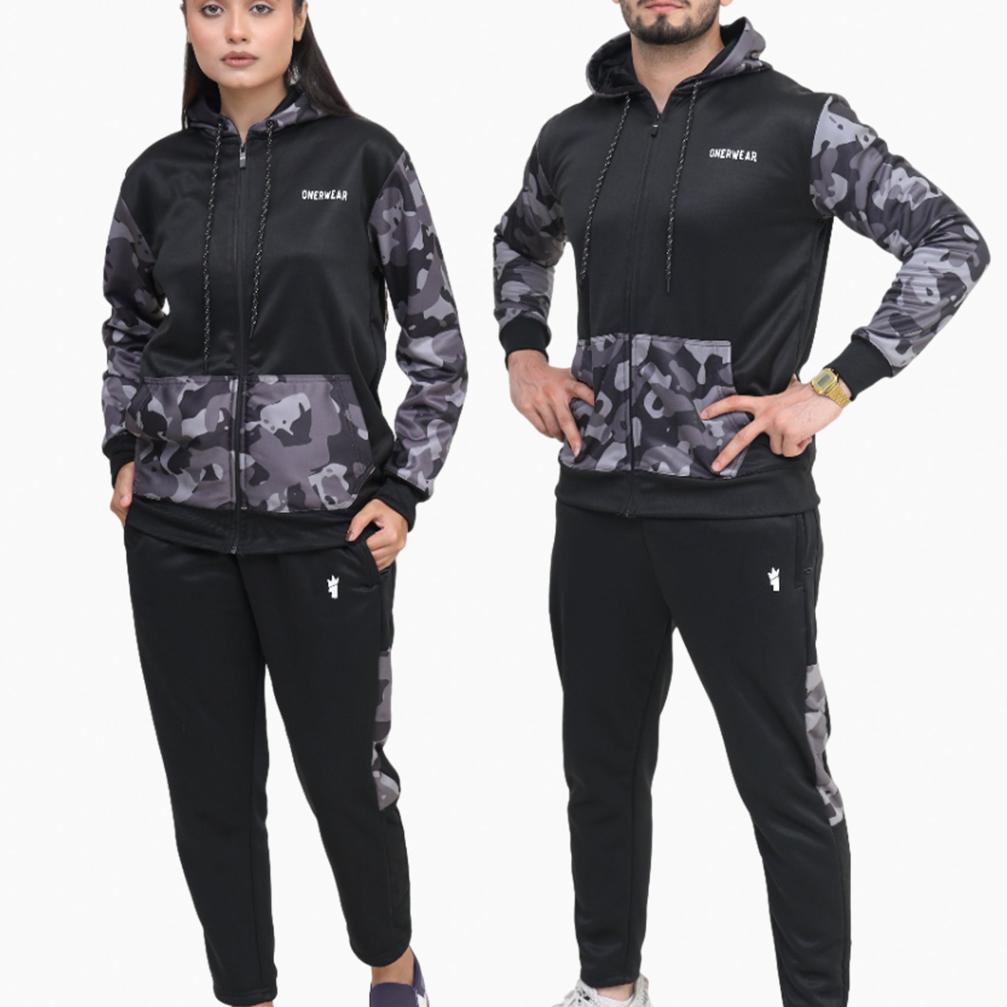 Black Camo Strike - Winter Tracksuit