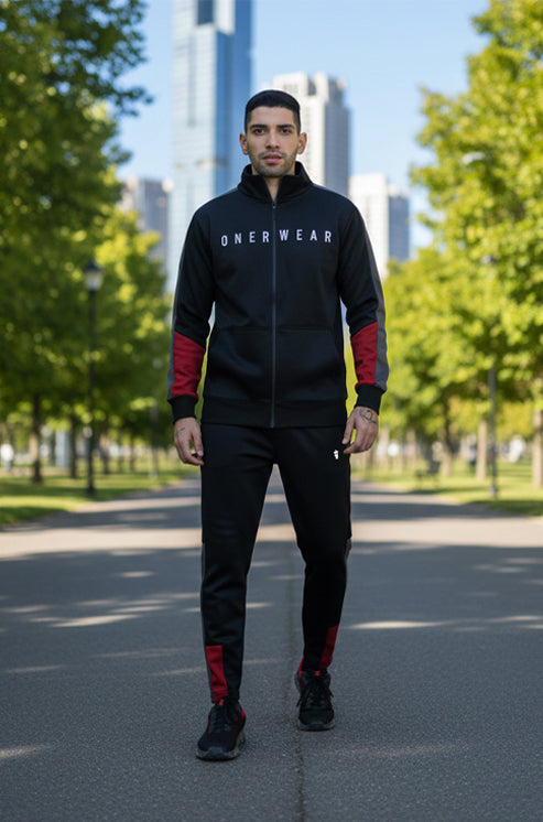 Mens - Winter Tracksuit - Black Boost