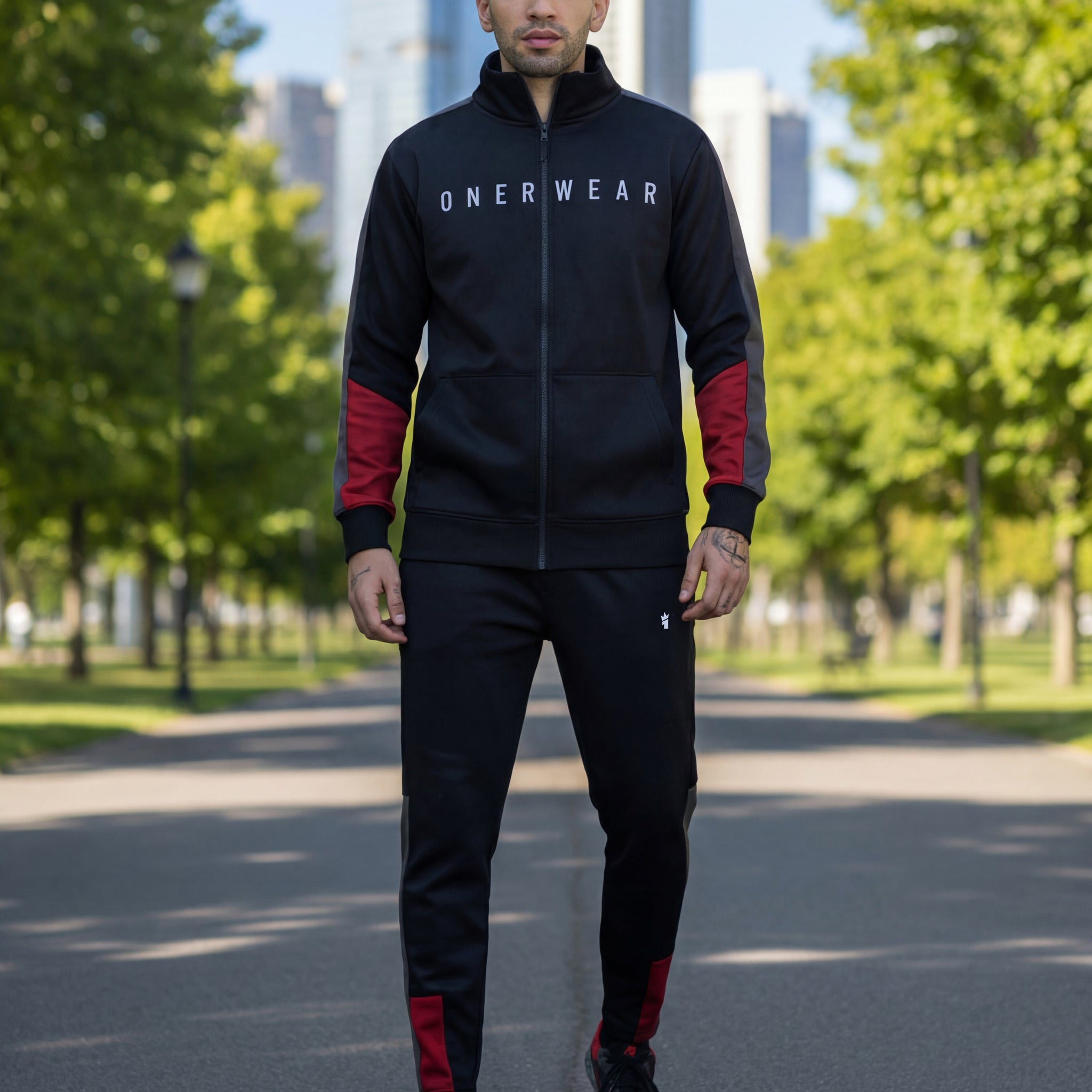 Mens - Winter Tracksuit - Black Boost