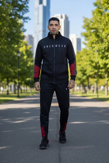 Mens - Winter Tracksuit - Black Boost
